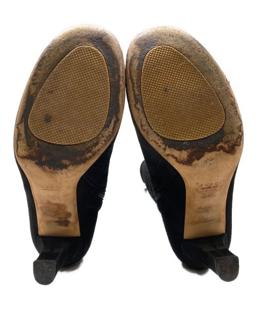 GUCCI（グッチ）GUCCI (グッチ) ロングブーツ ブラック サイズ:36の古着・服飾アイテム