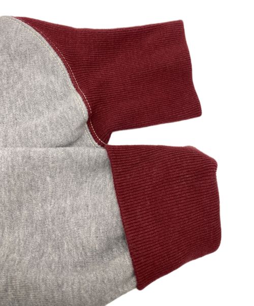 COLIMBO（コリンボ）COLIMBO (コリンボ) BUZZARD'S ROOST SWEAT PARKA Two Tone グレー×バーガンディー サイズ:X-LARGE 未使用品の古着・服飾アイテム