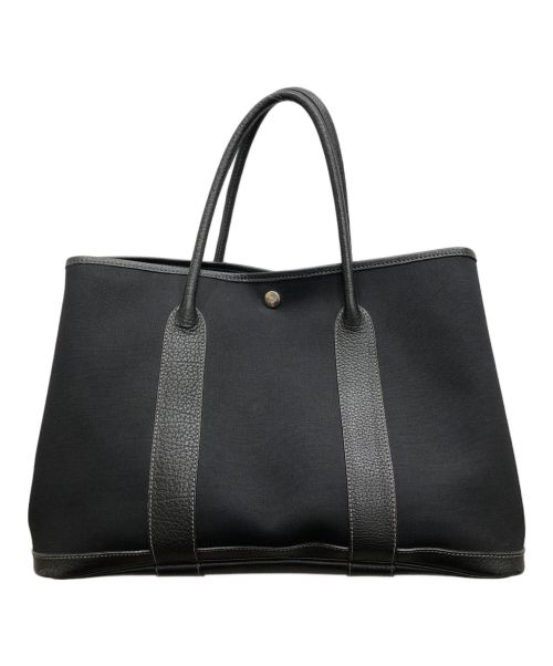 HERMES（エルメス）HERMES (エルメス) ガーデンパーティPM トートバッグ ブラックの古着・服飾アイテム