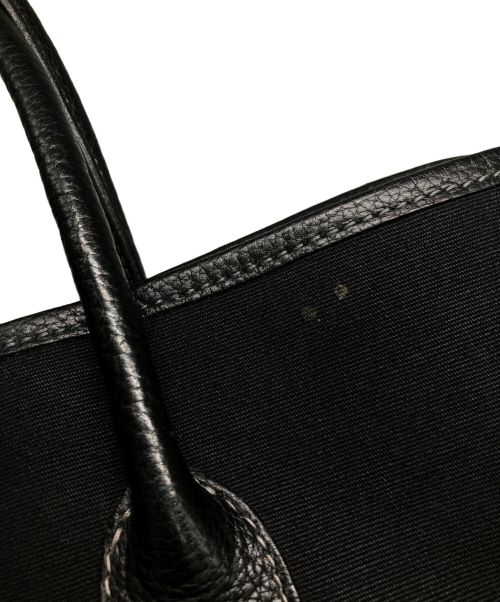 HERMES（エルメス）HERMES (エルメス) ガーデンパーティPM トートバッグ ブラックの古着・服飾アイテム