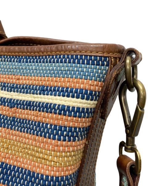 RRL（ダブルアールエル）RRL (ダブルアールエル) ハンドウーブンジャガード トートバッグ ブラウン サイズ:表記無しの古着・服飾アイテム