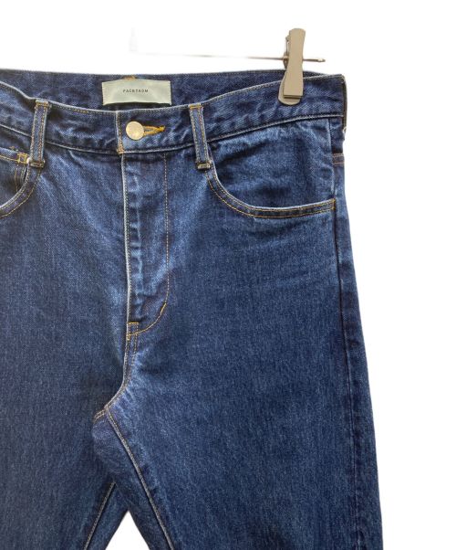 FACETASM（ファセッタズム）FACETASM (ファセッタズム) CROPPED BARCODE DENIM PANTS インディゴ サイズ:3の古着・服飾アイテム