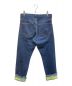 FACETASM (ファセッタズム) CROPPED BARCODE DENIM PANTS インディゴ サイズ:3：5000円