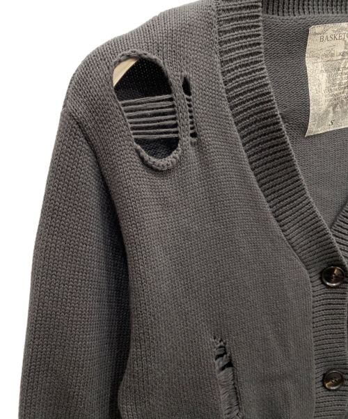 basketcase（バスケットケース）BASKETCASE (バスケットケース) UPSTAIRS CARDIGAN グレー サイズ:Sの古着・服飾アイテム