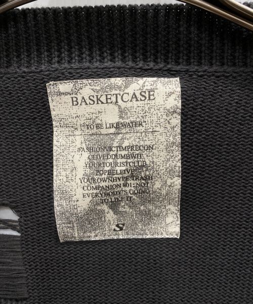 basketcase（バスケットケース）BASKETCASE (バスケットケース) UPSTAIRS CARDIGAN グレー サイズ:Sの古着・服飾アイテム
