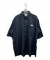 INDIVIDUALIZED SHIRTS（インディビジュアライズドシャツ）の古着「ボタンダウンショートスリーブシャツ」｜ブラック