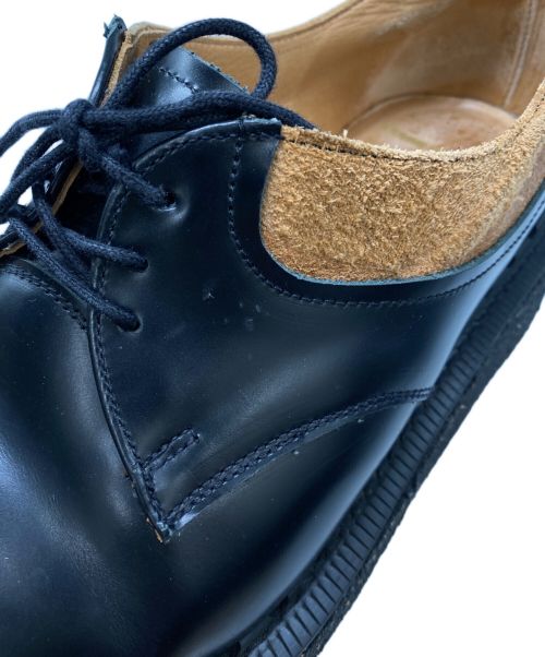 GEORGE COX（ジョージコックス）GEORGE COX (ジョージコックス) COMME des GARCONS HOMME PLUS (コムデギャルソンオムプリュス) プラットフォームダービーシューズ ブラック サイズ:7の古着・服飾アイテム