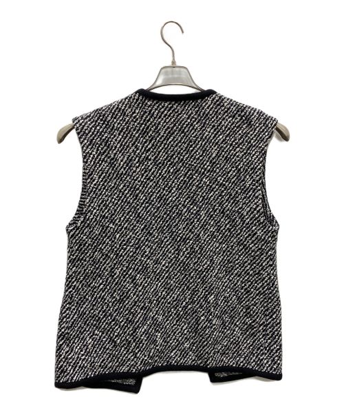 DES PRES（デ プレ）DES PRES (デ プレ) インレーカルゼ フロントオープンジレ ブラック サイズ:36の古着・服飾アイテム