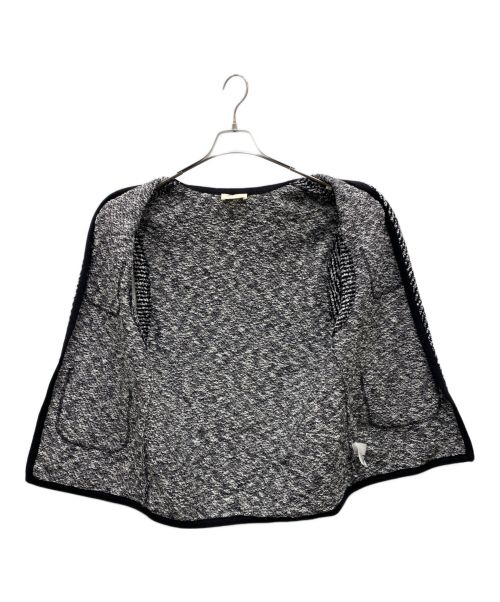 DES PRES（デ プレ）DES PRES (デ プレ) インレーカルゼ フロントオープンジレ ブラック サイズ:36の古着・服飾アイテム