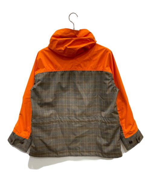 JUNYA WATANABE MAN（ジュンヤワタナベマン）JUNYA WATANABE MAN (ジュンヤワタナベマン) Buffalo man カラーブロックスモックパーカー ブラウン×オレンジ サイズ:Sの古着・服飾アイテム