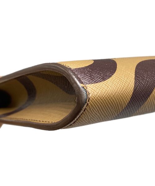 dunhill（ダンヒル）dunhill (ダンヒル) ラゲッジキャンバスクラッチバック ブラウンの古着・服飾アイテム