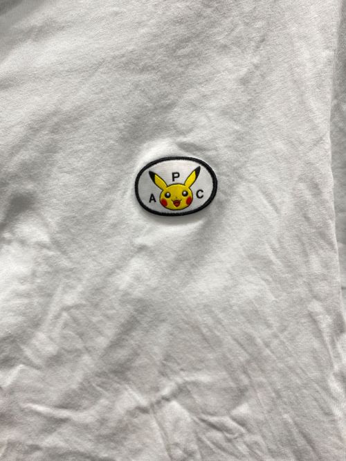 A.P.C.（アーペーセー）A.P.C. (アーペーセー) T-SHIRT PATCH POKEMON ホワイト サイズ:XLの古着・服飾アイテム