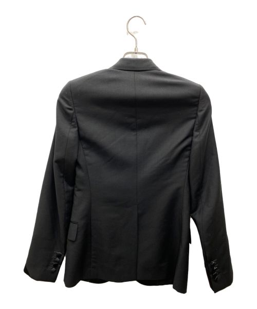 DIOR HOMME（ディオール オム）Dior Homme (ディオール オム) 08AW サテンラペルスモーキングジャケット ブラック サイズ:38の古着・服飾アイテム