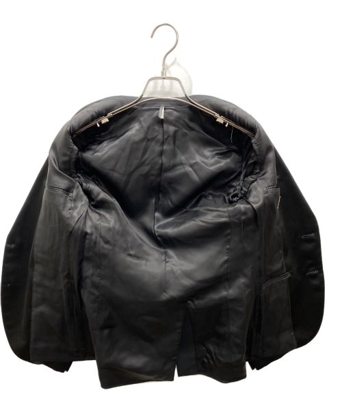 DIOR HOMME（ディオール オム）Dior Homme (ディオール オム) 08AW サテンラペルスモーキングジャケット ブラック サイズ:38の古着・服飾アイテム