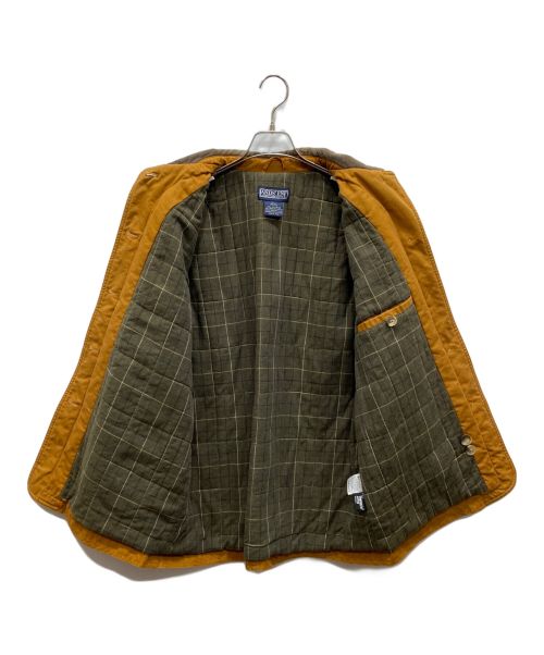 LAND'S END（ランズエンド）LAND'S END (ランズエンド) ハンティングジャケット ブラウン サイズ:Ｌの古着・服飾アイテム