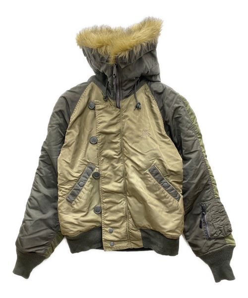 ALPHA INDUSTRIES（アルファインダストリーズ）ALPHA INDUSTRIES (アルファインダストリーズ) BAL (バル) N-2B ジャケット カーキ サイズ:Mの古着・服飾アイテム