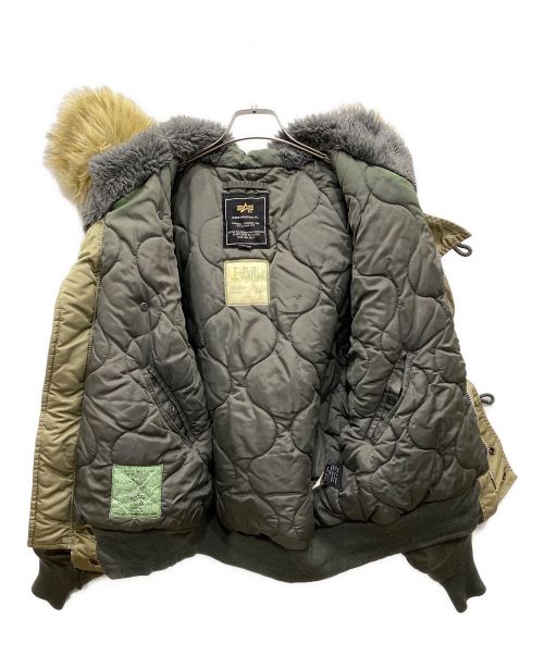 ALPHA INDUSTRIES（アルファインダストリーズ）ALPHA INDUSTRIES (アルファインダストリーズ) BAL (バル) N-2B ジャケット カーキ サイズ:Mの古着・服飾アイテム