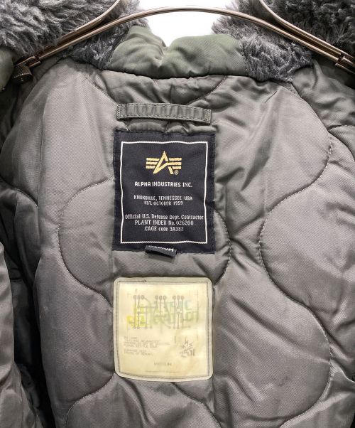 ALPHA INDUSTRIES（アルファインダストリーズ）ALPHA INDUSTRIES (アルファインダストリーズ) BAL (バル) N-2B ジャケット カーキ サイズ:Mの古着・服飾アイテム