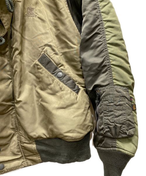 ALPHA INDUSTRIES（アルファインダストリーズ）ALPHA INDUSTRIES (アルファインダストリーズ) BAL (バル) N-2B ジャケット カーキ サイズ:Mの古着・服飾アイテム
