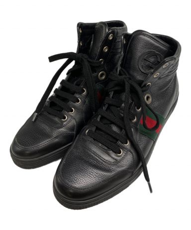 中古・古着通販】GUCCI (グッチ) シェリーラインハイカットスニーカー