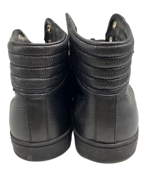 GUCCI（グッチ）GUCCI (グッチ) シェリーラインハイカットスニーカー ブラック サイズ:7 1/2の古着・服飾アイテム