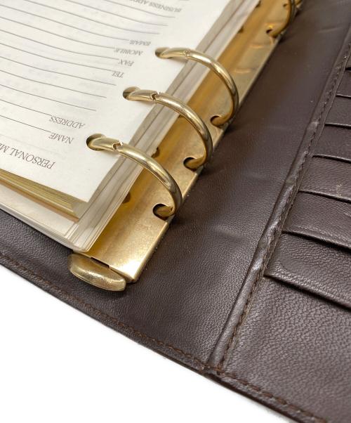 BOTTEGA VENETA（ボッテガベネタ）BOTTEGA VENETA (ボッテガベネタ) イントレチャート手帳カバー ブラウンの古着・服飾アイテム