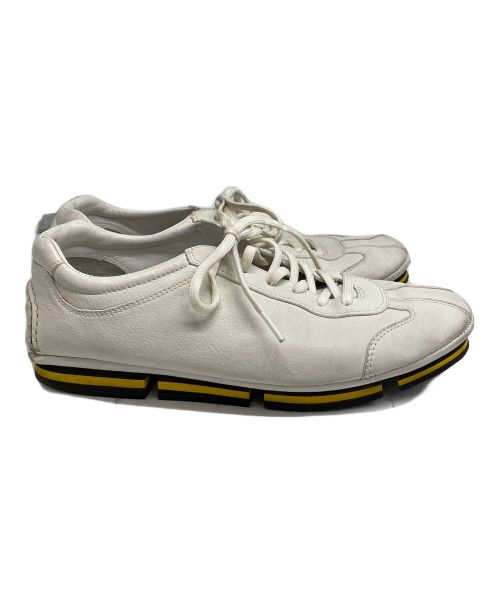 PRADA SPORTS（プラダスポーツ）PRADA SPORTS (プラダスポーツ) レザースニーカー ホワイト サイズ:7　1/2の古着・服飾アイテム