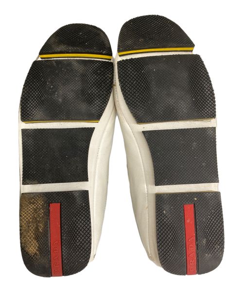 PRADA SPORTS（プラダスポーツ）PRADA SPORTS (プラダスポーツ) レザースニーカー ホワイト サイズ:7　1/2の古着・服飾アイテム
