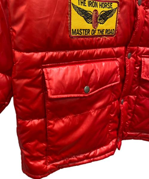 indian sportswear（インディアン スポーツウェアー）indian sportswear (インディアン スポーツウェアー) 中綿ジャケット レッド サイズ:40の古着・服飾アイテム