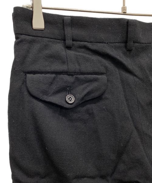 COMME des GARCONS HOMME PLUS（コムデギャルソンオムプリュス）COMME des GARCONS HOMME PLUS (コムデギャルソンオムプリュス) ウールパンツ ブラック サイズ:Sの古着・服飾アイテム