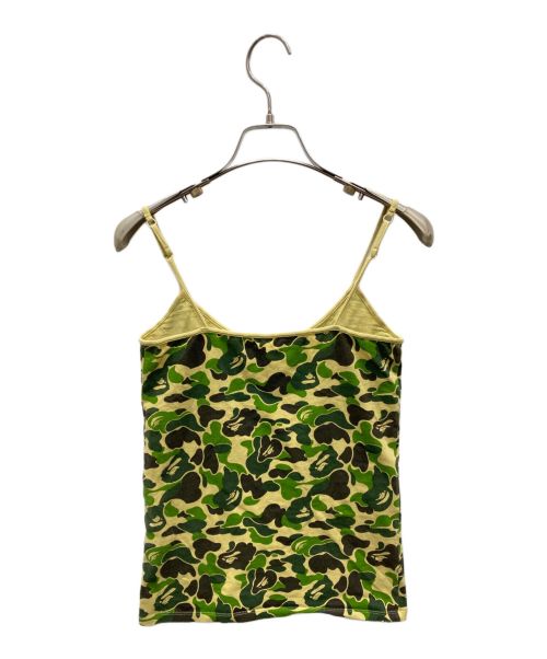 A BATHING APE（ア ベイシング エイプ）A BATHING APE (アベイシングエイプ) カモ柄キャミソール グリーン サイズ:Sの古着・服飾アイテム
