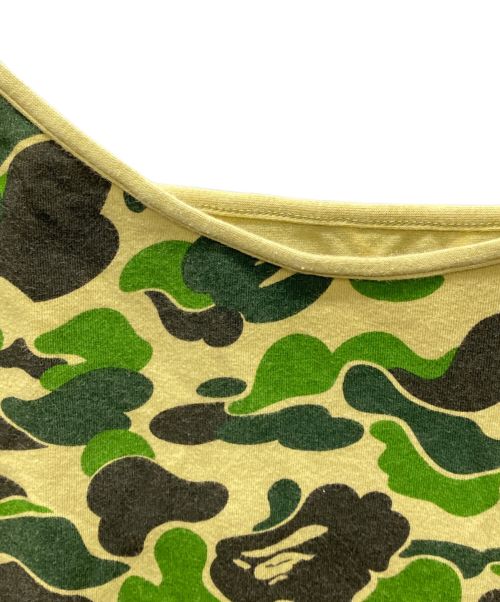 A BATHING APE（ア ベイシング エイプ）A BATHING APE (アベイシングエイプ) カモ柄キャミソール グリーン サイズ:Sの古着・服飾アイテム