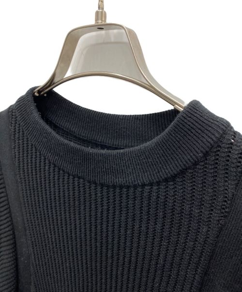 NIKE（ナイキ）NIKE (ナイキ) ESC Men's Long-Sleeve Knit Crew ブラック サイズ:Sの古着・服飾アイテム