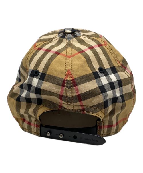 BURBERRY（バーバリー）BURBERRY (バーバリー) ノヴァチェック柄ベースボールャップ ベージュ サイズ:M/Ｌの古着・服飾アイテム