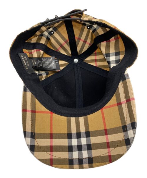 BURBERRY（バーバリー）BURBERRY (バーバリー) ノヴァチェック柄ベースボールャップ ベージュ サイズ:M/Ｌの古着・服飾アイテム