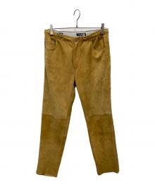 WESTOVERALLS（ウエストオーバーオールズ）の古着「スウェードパンツ」｜ベージュ
