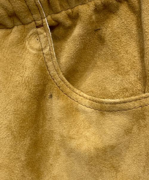 WESTOVERALLS（ウエストオーバーオールズ）WESTOVERALLS (ウエストオーバーオールズ) スウェードパンツ ベージュ サイズ:不明の古着・服飾アイテム