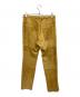 中古・古着 WESTOVERALLS (ウエストオーバーオールズ) スウェードパンツ ベージュ サイズ:不明：5000円