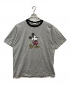 DISNEYディズニー）の古着「リンガーTシャツ」｜グレー