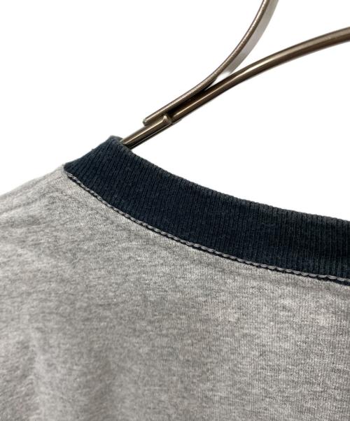 DISNEY（ディズニー）DISNEY (ディズニー) リンガーTシャツ グレー サイズ:２ＸＬの古着・服飾アイテム