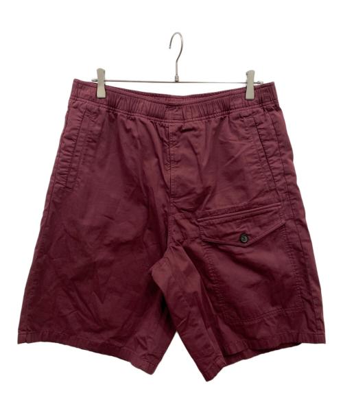 Acne studios（アクネ ストゥディオズ）ACNE STUDIOS (アクネ ストゥディオズ) Wide-leg cotton shorts レッド サイズ:48の古着・服飾アイテム