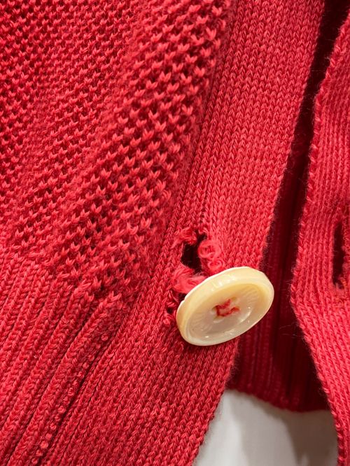 FEDELI（フェデーリ）FEDELI (フェデーリ) コットンニット レッド サイズ:54の古着・服飾アイテム