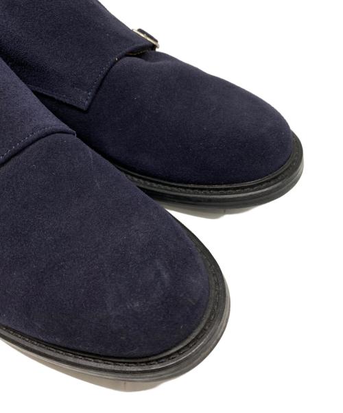 ANGELO PALLOTTA（アンジェロパロッタ）ANGELO PALLOTTA (アンジェロパロッタ) ダブルモンクストラップシューズ ネイビー サイズ:ナシの古着・服飾アイテム