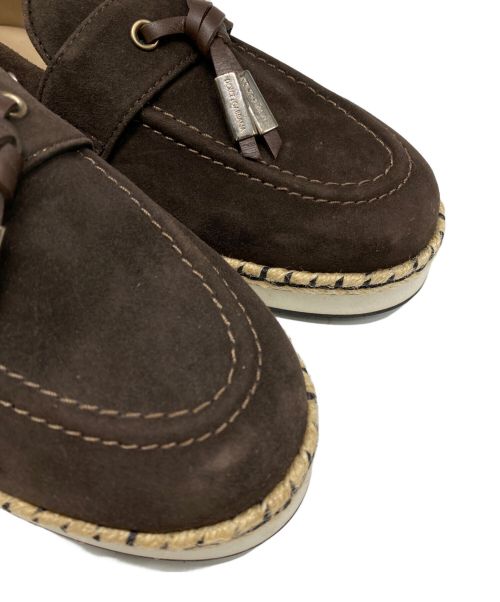 DOLCE & GABBANA（ドルチェ＆ガッバーナ）DOLCE & GABBANA (ドルチェ＆ガッバーナ) タッセルローファー ブラウン サイズ:5　1/2の古着・服飾アイテム