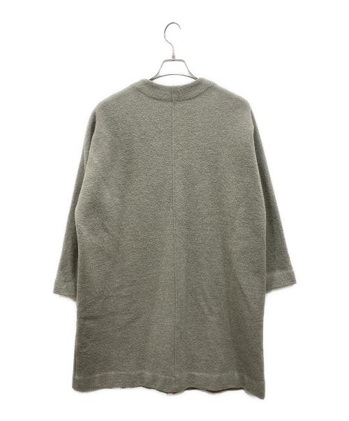 evam eva（エヴァムエヴァ）evam eva (エヴァムエヴァ) ウールコート グレー サイズ:2の古着・服飾アイテム