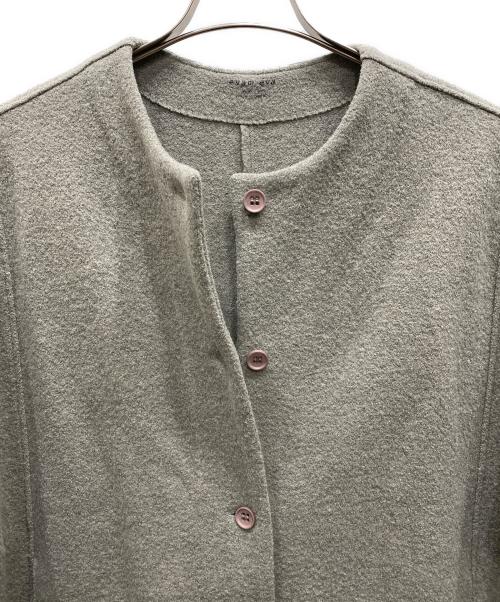evam eva（エヴァムエヴァ）evam eva (エヴァムエヴァ) ウールコート グレー サイズ:2の古着・服飾アイテム