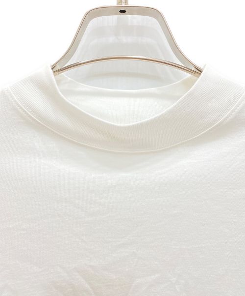 JIL SANDER（ジルサンダー）JIL SANDER (ジルサンダー) モックネックT ホワイト サイズ:S 未使用品の古着・服飾アイテム