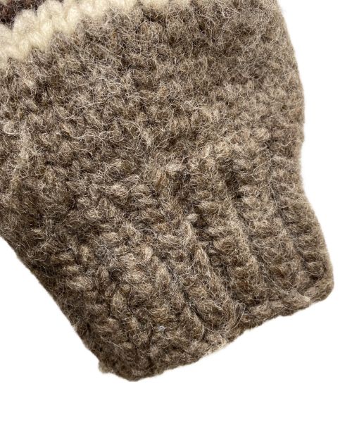 KANATA（カナタ）KANATA (カナタ) サンダーバード柄 カウチンニッジャケット ブラウン サイズ:表記無しの古着・服飾アイテム