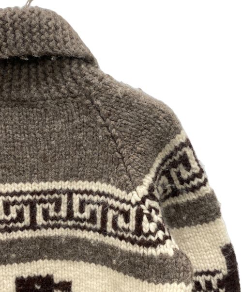 KANATA（カナタ）KANATA (カナタ) サンダーバード柄 カウチンニッジャケット ブラウン サイズ:表記無しの古着・服飾アイテム