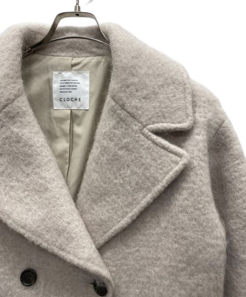 CLOCHE（クロシェ）CLOCHE (クロシェ) シャギーミディＰコート ベージュ サイズ:2の古着・服飾アイテム